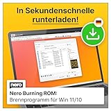 Nero Burning Rom | Das originale Brennprogramm | CD DVD BluRay | Brennen | Kopieren | Rippen | Windows 11 / 10 / 8 / 7 | 1 Gerät | Unlimitierte Lizenz | Aktivierungscode per Email