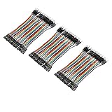 Aihasd 3PCS 120P 10cm Male-Female Jumper Wire Cable Jumper for Arduino