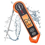ThermoPro TP19H Fleischthermometer Grillthermometer Digital Thermometer kochen Bratenthermometer mit Langer Sonde und LCD Bildschirm Küchenthermometer Weinthermometer für Steak Essen Tea BBQ Backen