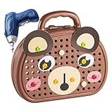 Youngwier Kleinkinder Werkbank Spielset | Rollenspiel Bauarbeiter -Lernspielzeug | Pädagogisches Ingenieurspielzeug Feinmotorik Training Für Kinder Ab 3 Jahren