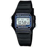 Casio HerrenArmbanduhr Digital Quarz Harz F-105W-1AWYEF