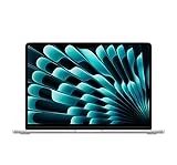 2024 Apple MacBook Air mit Apple M3 Chip mit 8CPU & 8GPU (13-zoll, 8GB RAM, 256GB SSD Kapazität) (QWERTY English) Silber (Generalüberholt)