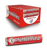 Suntjens Pfefferminzbonbons 36 Rollen á 30g (18 Bonbons pro Rolle)