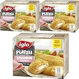 Iglo Plätzli Käse-Schinken 266 Gramm x 3 STÜCK [Frischegarantie]