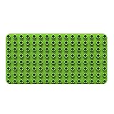 BIOBUDDI Grundplatte Bauplatte Grün Apfelgrün 16 x 8 Noppen (25x12,5cm), 100% kompatibel mit LEGO & duplo, klimaneutral hergestellt in EU (Niederlande), 97% Bioplastik, BB-0017