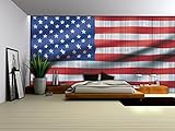 Fototapete Fototapeten Tapete Tapeten Poster Bild USA AMERIKA FAHNE FLAGGE 1108 P4