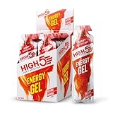 HIGH5 Energy Gel, Energie-Gel im schnell zu öffnenden Portionsbeutel, mit natürlichem Fruchtsaft | (Beere, 20 x 40g)