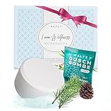 WALTZ 7 Fichte Duschbomben 6er Set, natürliche ätherische Öle, Wellness im Badezimmer, Naturdüfte, Vegane Aromatherapie, Entspannung als Geschenk, Auszeit Duschbad, Geschenk Kleinigkeit