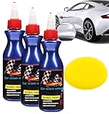 Carscratchwax Autokratzer-Reparaturwachs, Autolack-Kratzer-Entferner, Kratzerreparatur für Fahrzeuge, Autolack-Kratzer-Artefakt, Reparaturset für abgeplatzten Autolack (3pcs)