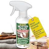 GREEN GUARDIA Motten Abwehrspray Power-Konzentrat 500 ml – Mottenschutz für Kleiderschrank & Kleidung – Sprühfertiges Mottenspray gegen Motten in Textilien & Schränken – Rückstandsfrei