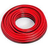 10m Lautsprecherkabel 2x 2,5mm² Rot Schwarz Audiokabel Boxenkabel
