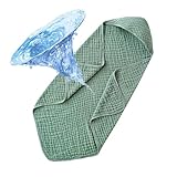 Badetuch mit Kapuze für Kinder, Baumwolle, 90 x 90 cm, weicher Bademantel für Kinder von 0 bis 3 Jahren, für Bad, Spa, Kindergarten, Haus, Krankenhaus, Kindergarten