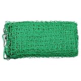 Wiltec Ladungssicherungsnetz 3x6 m Grün Masche 4,5x4,5 cm Stärke 3mm Polypropylen Transportnetz für Anhänger mit Randkördel Polypropylen Witterungsbeständig Ladung Sicherheit