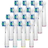 Ersatzbürstenköpfe für Oral B, 16 Pack elektrische Zahnbürstenköpfe für Oral B, EB17-P Precision Clean Bürstenköpfe passend für Oral B pro 1000/3000/5000, Vitality Smart Genius Series und mehr…