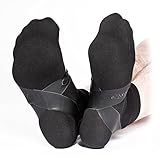 COMPRESSANA TAPE SOX - Knick-Senkfuss & Plattfuss Korrektur-Socken mit eingearbeiteten Tapes - natürlich und nebenwirkungsfrei - effektiv gegen Überpronation, Knick-Senkfuß/Plattfuß Fehlstellungen