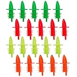 Westmark 20 Spirituosen-/Essig-/Öl-Ausgießer für Flaschen, Dosierer mit Luftröhrchen, Kunststoffkorken, Jet-Pour, Farbig sortiert/Neonfarbig, 4110221Y, Bunt