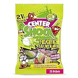 Center Shock Sour Mix, Packung mit 21 extra-sauren Kaugummis, verschiedenen Sorten mit Cola- & Frucht-Geschmack, ideal für Geburtstag & Pinata, 90g