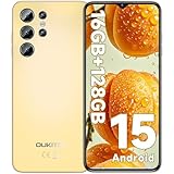 OUKITEL C1 Android 15 Smartphone Ohne Vertrag, 16GB+128GB /1TB Handy Günstig, 6.52' HD+ Handy Ohne Vertrag,5150mAh Simlockfreie Handys, 13MP+5MP, Dual 4G SIM 3 Steckplatz/Fingerabdruck/OTG/3.5mm Jack