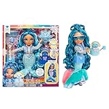 Rainbow High Winter Wonderland - Skyler (Blau) - 28 cm Modepuppe, mit Verstecktem Magischem Schnee, der Sich mit Wasser Aufbauscht, mit Schneemann-Set, Geeignet für Kinder von 4-12 Jahre und Sammler