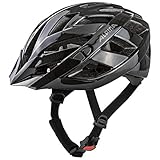 ALPINA PANOMA CLASSIC - Leichter, Optimal Belüfteter Touren Fahrradhelm Mit Optionalen LED-Licht Für Erwachsene, black, 52-57 cm