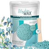 My Skin WAX - Waxing perlen 800g, Hypoallergen, Ohne Streifen, Wachsperlen Haarentfernung für Gesicht, Augenbrauen, Intim Waxing, Brazilian wax, Wachsperlen für Männer, Frauen - Grün