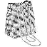 CurvChic Abendtasche, Clutch, Geldbörsen für Damen, Splitter