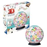 Ravensburger 3D Puzzle 11583 - Puzzle-Ball Squishmallows - Puzzleball aus dreidimensional geformten Puzzleteilen - Geschenkidee für Erwachsene und Kinder ab 6 Jahren