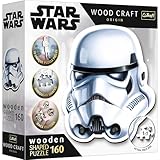 Trefl 20188 Woodcraft Star Wars Konturenpuzzle aus Holz, Mehrfarbig