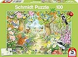 Schmidt Spiele 56370 Tiere im Wald, 100 Teile Kinderpuzzle