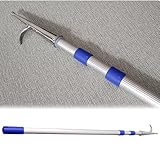 Teleskop-Aluminium-Boot-Hakenstange, verstellbare Dockingstangen für Schiff, Yacht, Boot, einfache Lagerung und dauerhafte Nutzung