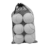 pistro 6 Stück Tennisbälle Wettkampf-Trainingsbälle mit Tennisfilz 2.52 Zoll für Tennisunterricht, Turniere, Anfänger und Hundespielzeug- Weiß