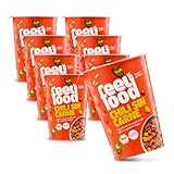 Feel Food – BIO Instant Lunch Chili Sin Carne vegan 8er Probierpaket – Fertiggericht mit Sonnenblumenprotein-Geschnetzeltem, Reis, Bohnen, Mais etc. – Schnell & sättigend – Ohne Konservierungsstoffe