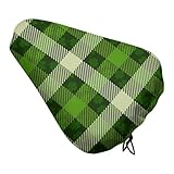 Treer Fahrradsattel Abdeckung Wasserdicht, Fahrrad Satteldecke Regenschutz Sattelabdeckung Sattelbezug Leicht zu Tragen Passend Sattelüberzug für Meisten Fahrräder (Muster G010,27x37cm)