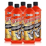 Mr. Muscle Drano Power-Gel, 5 x 1000 ml