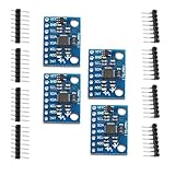 4 x GY-521 MPU-6050 Modul, 3 Axis Accelerometer Gyroscope Module 6 DOF 6-axis Accelerometer Gyroscope Sensor Module 16 Bit AD Converter Data Output IIC I2C,und Beschleunigungssensor kompatibel mit Ard