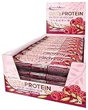 IronMaxx Oat & Protein Bar - Raspberry 24 x 45g - Highprotein- und Haferriegel ohne zugesetzte Zucker - Ballaststoffreicher Oatbar mit echten Haferflocken