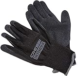 Cressi Defender Gloves Black 2mm - Schutzhandschuhe für Dynema/HPPE-Tauchgänge, Schwarz