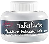 infactory Tafellack: Streichbare Tafelfarbe für mit Kreide beschriftbare Wände, 200 ml (Schreibtafel zum Streichen, Tafel-Farbe zum Streichen, abwischbare selber Machen)