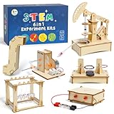 Experimente für Kinder ab 8 9 10 11 12, Elektronik Baukasten, Experimentierkasten, Elektro Baukasten, Holz Bausatz Kinder Spielzeug Geschenke ab 8-14 Jahre Jungen