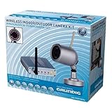 Grundig 72789 Indoor/Outdoor Kamera Set mit USB-Empfanger (2-teilig, CMOS-Sensor, 13-Infrarot LED, Range bis 100m)