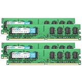 BRAINZAP 16GB DDR2 RAM DIMM PC2-6400U 2Rx8 800 MHz 1.8V CL6 Computer PC Arbeitsspeicher (4X 4GB)