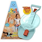 Schildkröt 2in1 Beach Toy Set | Innovatives Strandspielzeug mit Schaufel und Kescher | doppelter Spielspaß & viele Spielmöglichkeiten für Kinder