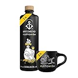 Spitzmund Klötenköm Eierlikör | Mit natürlicher Vanille & jamaikanischem Rum veredelter deutscher Eierlikör | Gold-Award | Laktose- & Glutenfrei | Eierlikör Geschenk | 500 ml Eierlikör (Set)