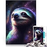 1000-teiliges Puzzle Erwachsene, Faultier-Spielzeug, Denkspiel. Helfen Sie dem Gehirn, süchtig machendes Spielzeug zu trainieren und Geduld zu entwickeln. 10,27 Zoll x 14,96 Zoll