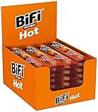 BiFi Hot – 40er Pack (40 x 22,5g) - Pikante Salami Sticks – Original Wurstsnack To Go - Luftgetrocknet- für Unterwegs, im Büro oder beim Sport - mit Pfeffer, Chili & Knoblauch