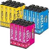 DOREINK T1295 Multipack Farbe Patronen Kompatibel für Epson T1295 T1292 T1293 T1294 für Workforce WF-3520 WF-3540 WF-7525 Stylus BX305FW SX235W SX525WD SX535WD SX620FW BX320FW BX625FWD BX630FW SX435W