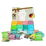 WALTZ 7 Original Duschbomben, 32 Stück Monatspackung Aromatherapie, Wellness Geschenkset für Frauen, Männer, Geburtstagsgeschenk Freundin, Mama, Papa, Geschenk Idee, Adventskalender Füllung Erwachsene