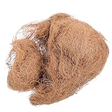 Yardenfun Kokosfasersubstrat 100g für Gemüse Zimmerpflanzen und Bonsai Natürliche Kokosfaser Pflanzerde mit Hoher Wasserspeicherung und Belüftung