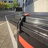 Mülleimerschloss TrashGuard – schützt vor Fremdmüll & Tieren – universal für alle Mülltonnen ohne Griffleiste - Passend für 60–360L Mülltonnen