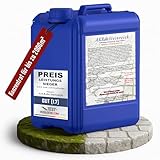 A.K.B Steinreich Grünbelagentferner & Steinreiniger Intensiv Aussen 5l [2000 m²] – Hochwirksame Reinigung von Grünbelag, Algen & Flechten Mit & Ohne Schrubben - Steinreiniger Außen